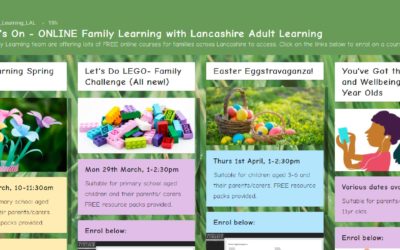 FREE Family Easter holiday fun with the Family Learning Team at LAL (with FREE Resource packs)
