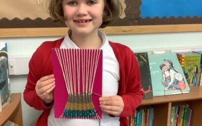 Year 3 Weaving in action!