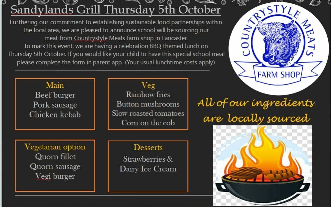 Sandylands grill menu